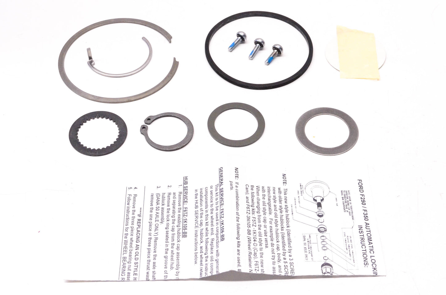 New OEM Ford F6TZ-1K106-BB Hub Rebuild Kit NOS