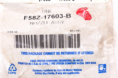 New OEM Ford F58Z-17603-B 1997-2002 Expedition Windshield Washer Nozzle NOS