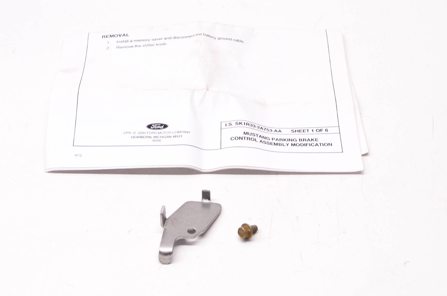 New OEM Ford 1R3Z-2A753-AA Parking Brake Repair Kit NOS