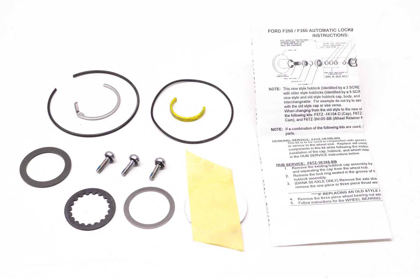 New OEM Ford Incomplete 90-96 F-150 Bronco Auto Locking Hub Service Kit NOS