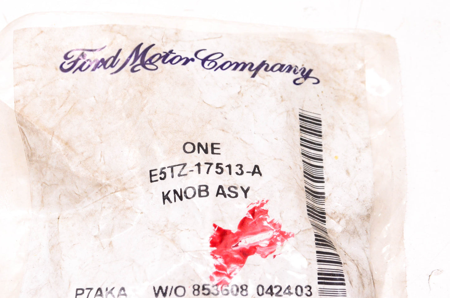 New OEM Ford E5TZ-17513-A 1985-1991 Bronco F-Series Headlight & Wiper Knob NOS