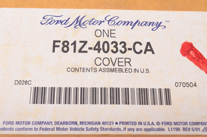 New OEM Ford F81Z-4033-CA 2005-2012 F-Series Super Duty Front Axle Cover NOS