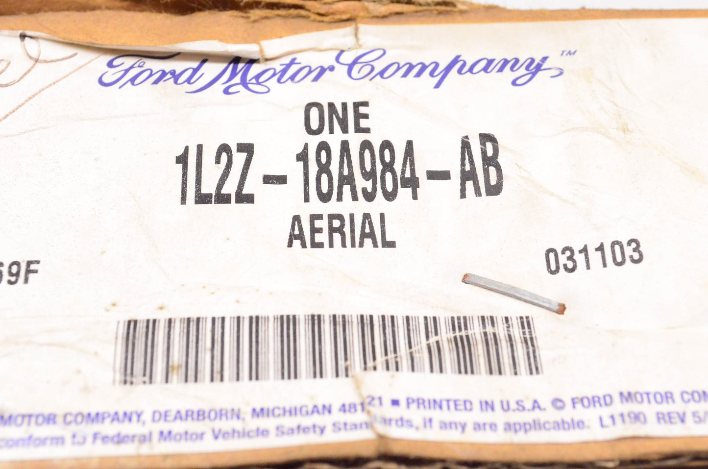 New OEM Ford 1L2Z-18A984-AB 2002-2005 Explorer Antenna Assembly NOS