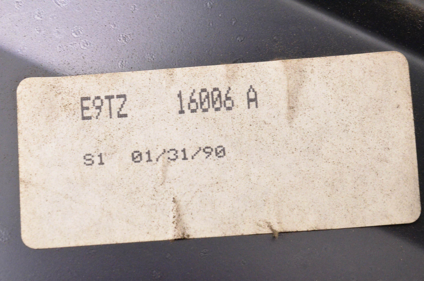 New OEM Ford E9TZ-16006-A 1989-1990 Bronco II Front Driver's Side Fender NOS