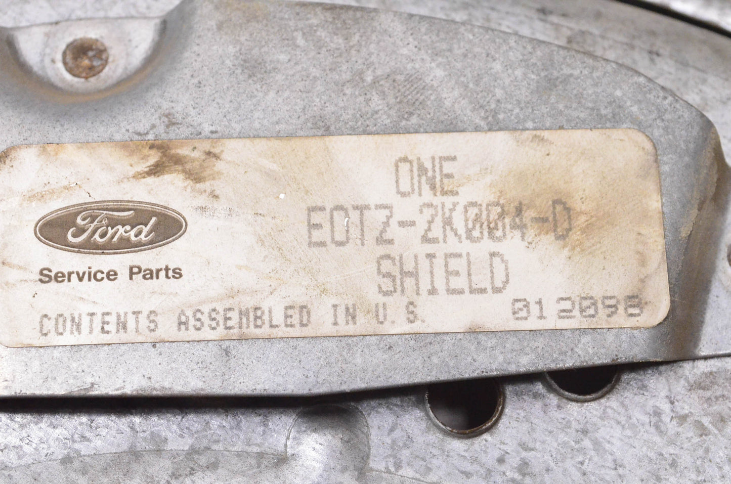 New OEM Ford EOTZ-2K004-D 1990-1992 F-150 Passenger's Side Splash Shield NOS