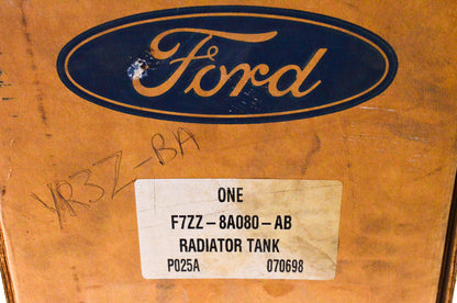 New OEM Ford F7ZZ-8A080-AB 1997-2000 Mustang Radiator Overflow Tank NOS
