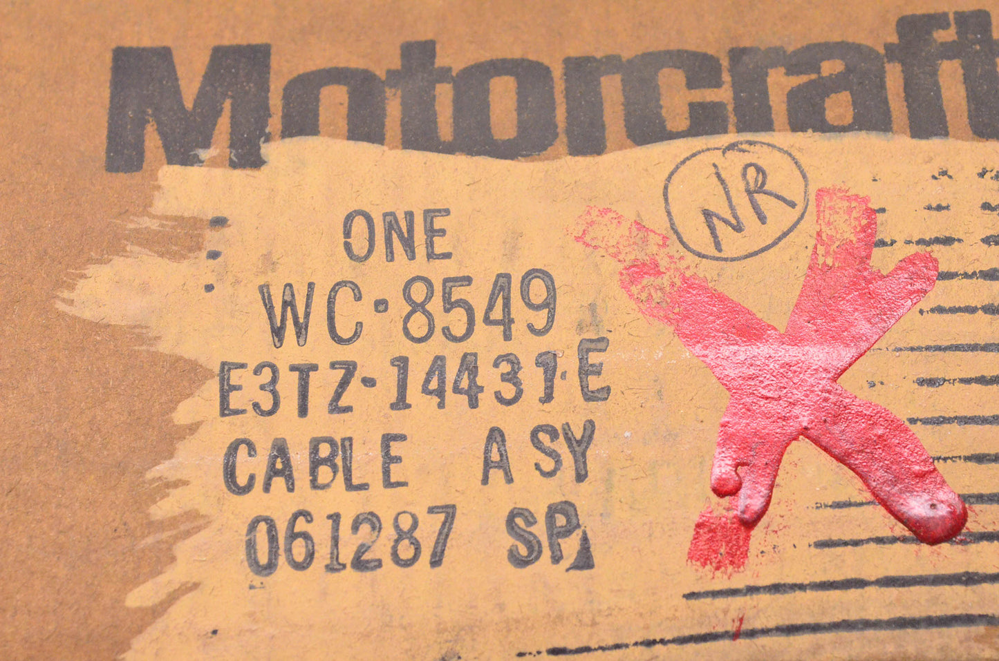 New OEM Ford E3TZ-14431-E, WC-8549 OEM Battery Cable NOS