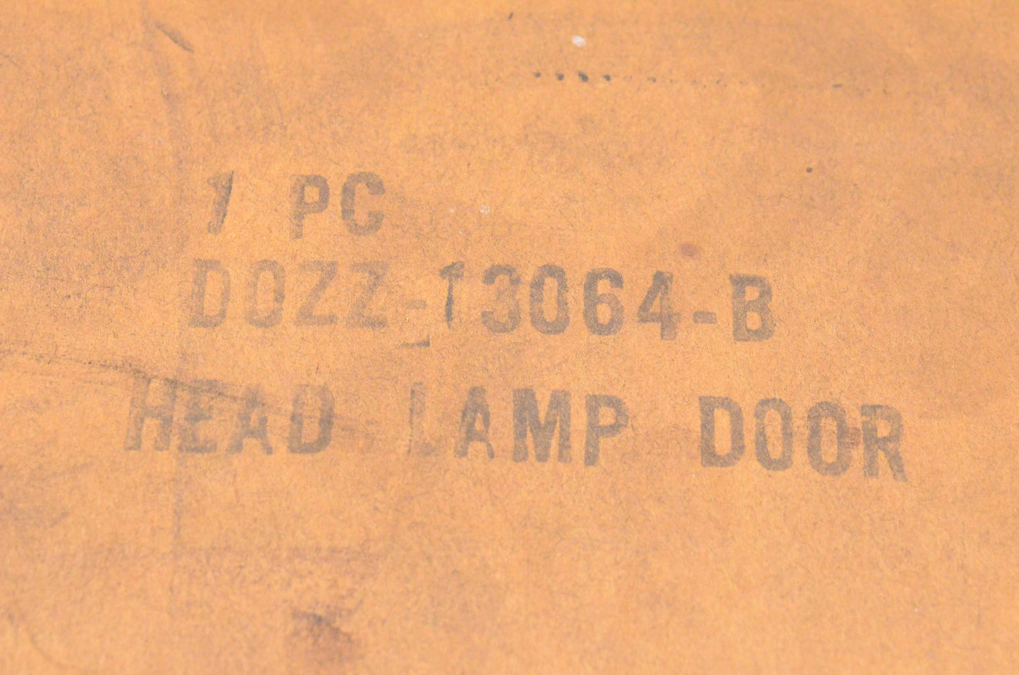 New OEM Ford D0ZZ-13064-B 1970 Mustang Head Lamp Door NOS