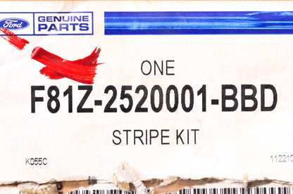 New OEM Ford F81Z-2520001-BBD Stripe Tape Kit NOS