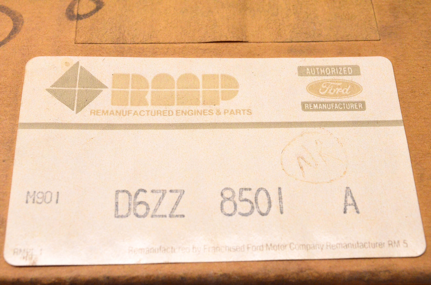 New OEM Ford D6ZZ-8501-A, D8ZZ-8501-A Remanufactured Water Pump NOS