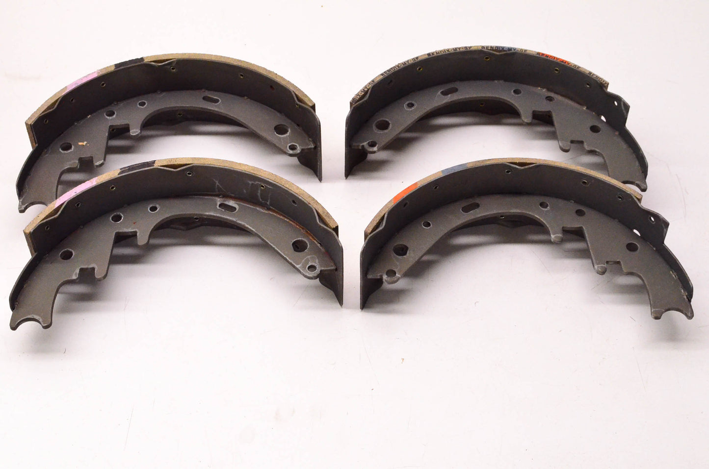 New OEM Ford D2TZ-2001-C Remanufactured 1973-1974 E200 Front Brake Shoes NOS