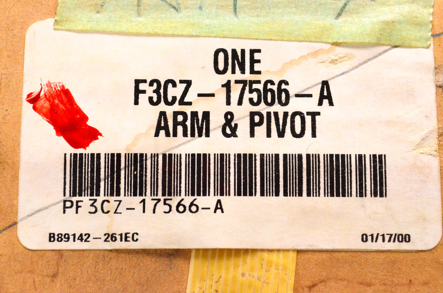 New OEM Ford 1993-2000 Escort Windshield Wiper Mounting Arm & Pivot Assembly NOS