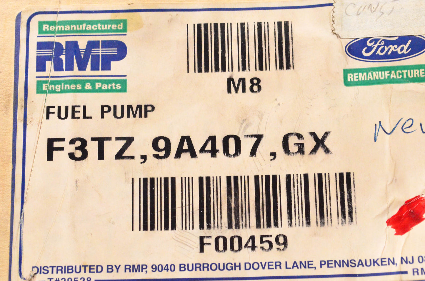New OEM Ford Remanufactured Electric Fuel Pump Module 17 Gallon Midship Tank NOS