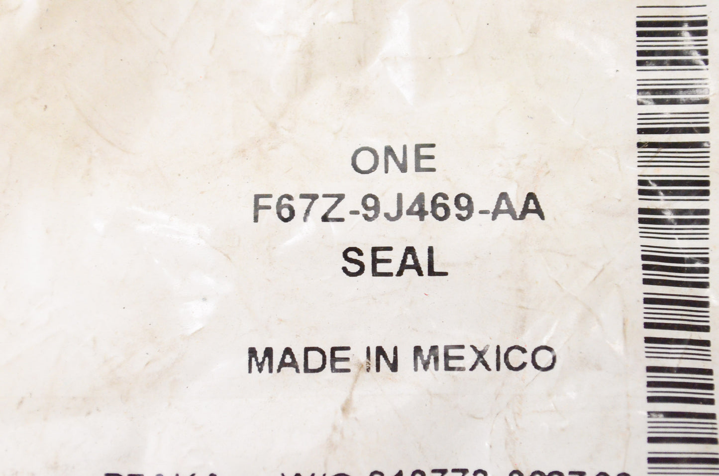 New OEM Ford F67Z9J469AA O Ring Seal NOS