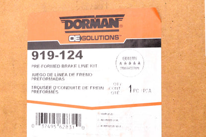 Dorman 919-124 Incomplete Hydraulic Brake Line Kit NOS