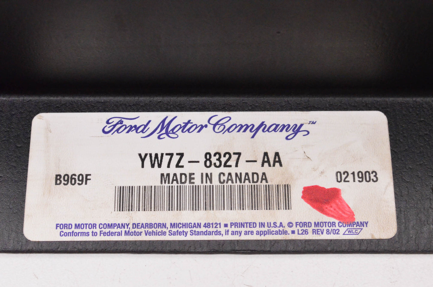 New OEM Ford YW7Z-8327-AA 1998-2002 Crown Victoria Air Deflector NOS