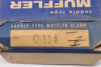 Aftermarket C-114 1 1/4" Saddle Type Muffler Clamp NOS