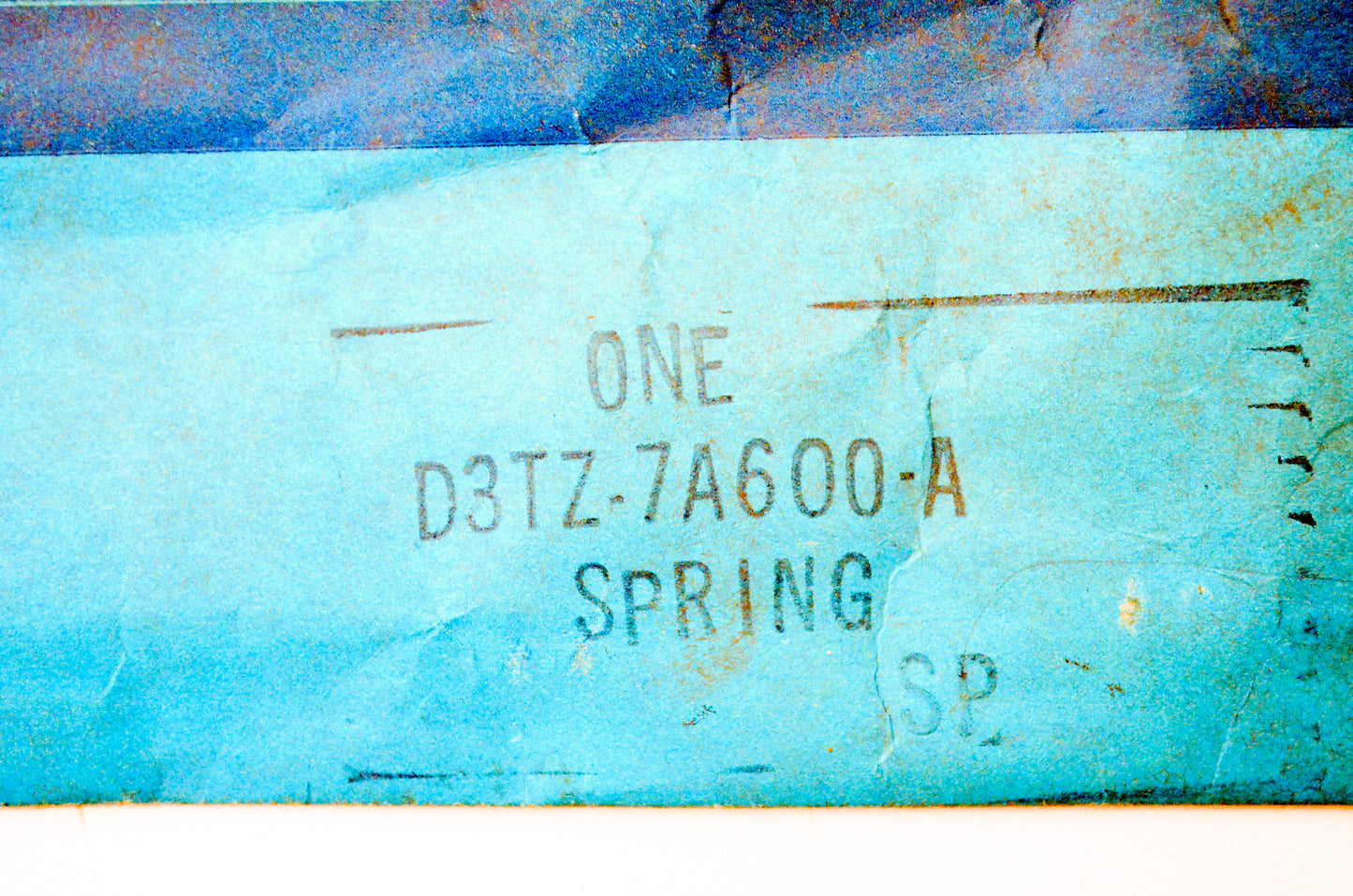 New OEM Ford D3TZ7A600A Clutch Pedal Lever Spring NOS
