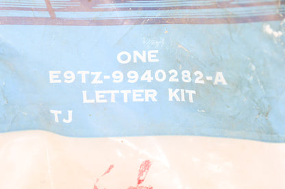 New OEM Ford E9TZ9940282A Ford Letter Kit NOS