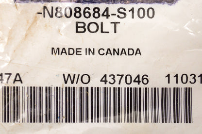 New OEM Ford N808684S100 Bolt NOS