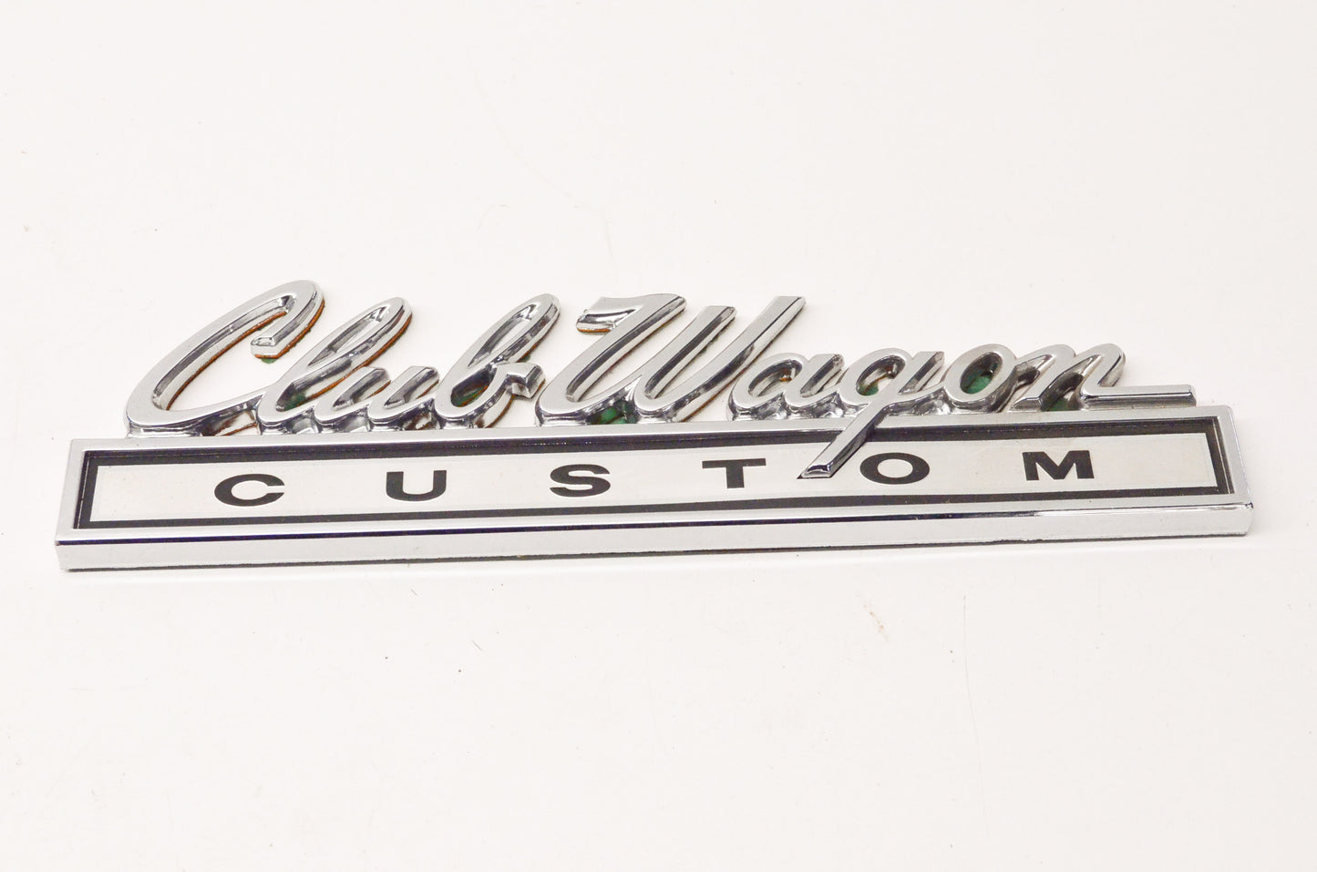 New OEM Ford 26663 Club Wagon Custom Stick-on Emblem NOS