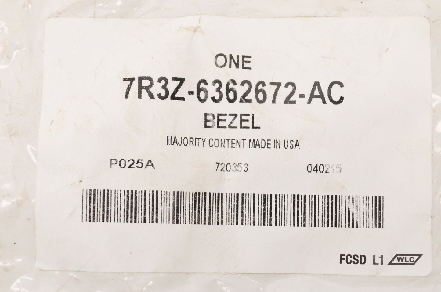 New OEM Ford 7R3Z6362672AC 2005-2014 Mustang Front Seat Cable Release Bezel NOS