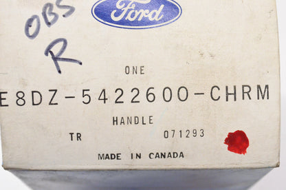 New OEM Ford E8DZ5422600CHRM Passenger side Chrome Door Handle NOS