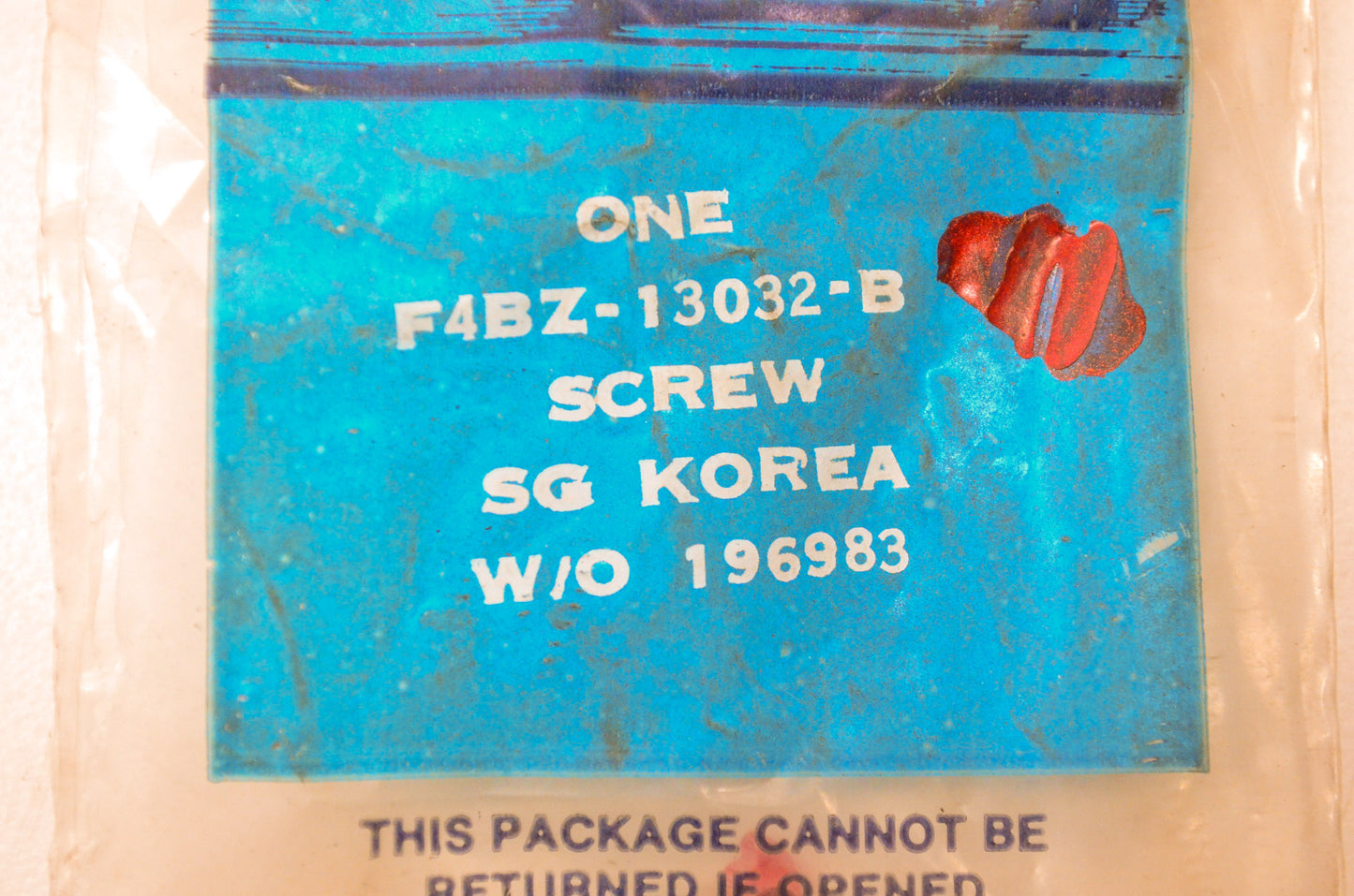 New OEM Ford F4BZ13032B Headlight Adjusting Screw NOS