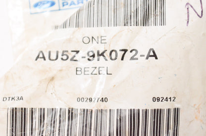 New OEM Ford AU5Z9K072A Fuel System Bezel NOS