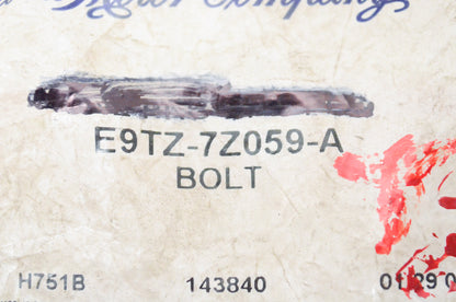 New OEM Ford E9TZ7Z059A Hydraulic Feed Bolt Qty 2 NOS