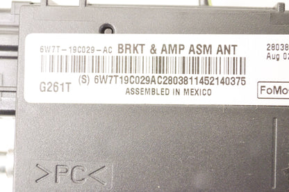 New OEM Ford 6W7T19C029AC, 7W7Z18812A, 6W7Z18812B Antenna Amplifier & Bracket NOS