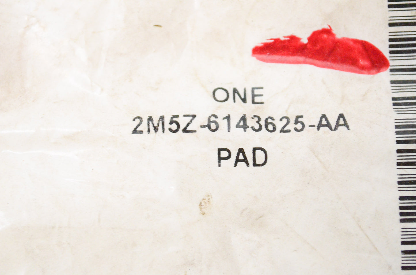 New OEM Ford 2M5Z6143625AA Trunk Lock Cylinder Pad NOS