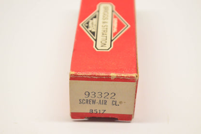 New OEM Briggs & Stratton 93322 Air Cleaner Screw NOS
