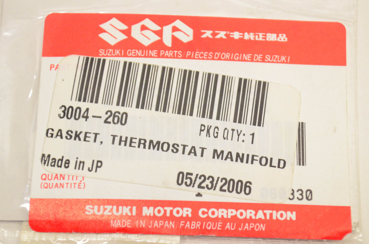 New OEM Arctic Cat 3004-260 Thermostat Manifold Gasket NOS