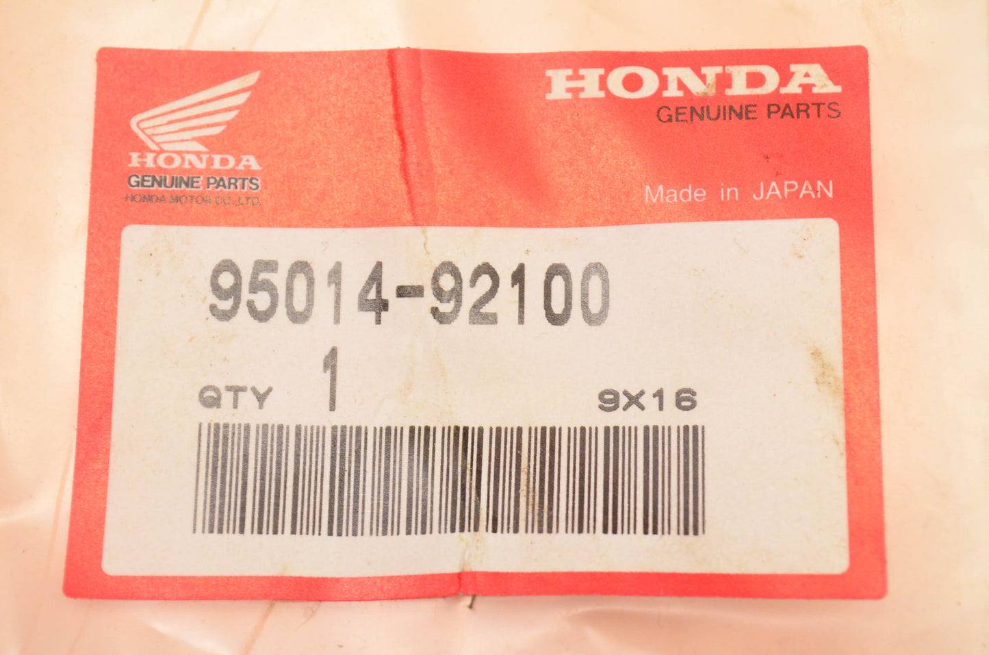 New OEM Honda 95014-92100 Fixing Plate B NOS
