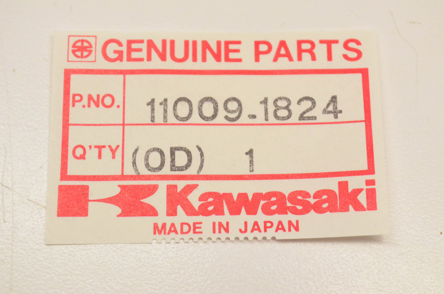 New OEM Kawasaki 11009-1824 Cylinder Base Gasket NOS