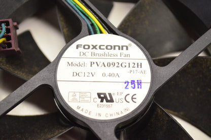 Foxconn PVA092G12H DC Brushless 4 Pin 92mm Fan