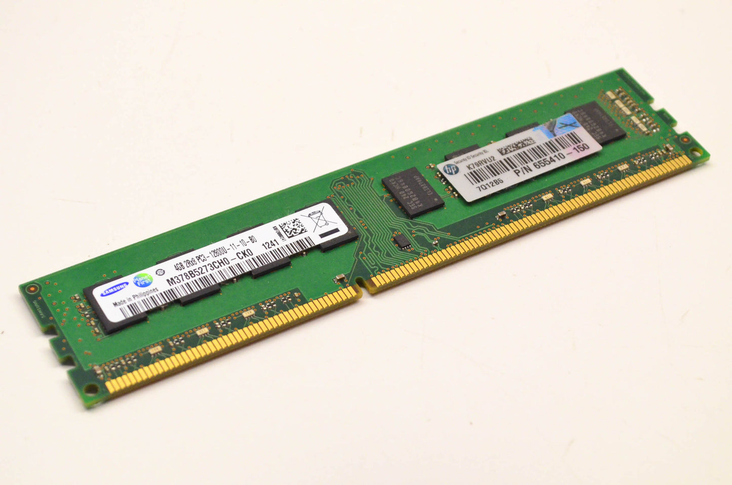 Samsung 655410-150, M378B5273CH0-CK0 DDR3 4GB DIMM 2Rx8 PC3-12800U