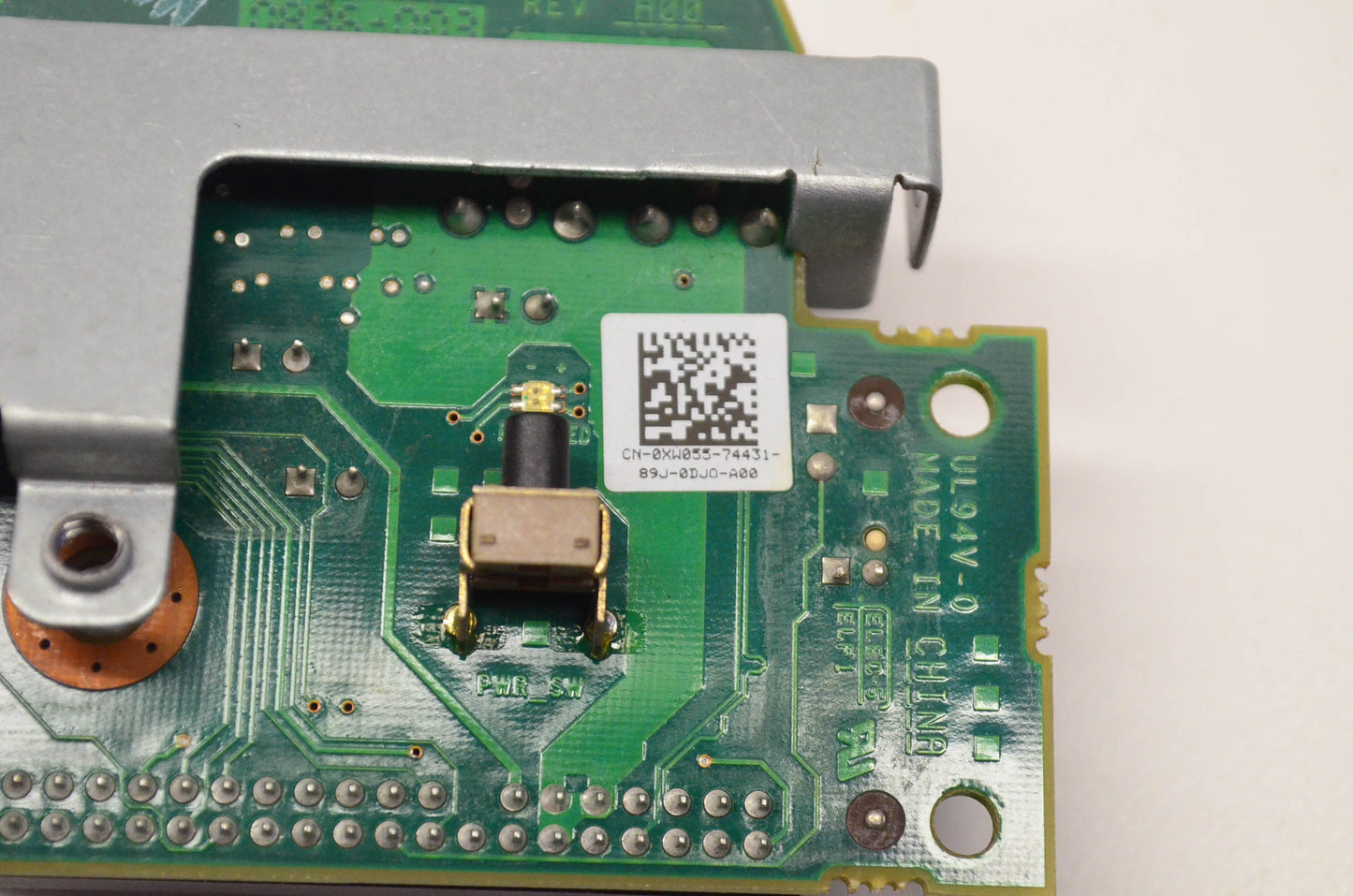 Dell XW055, CN-0XW055-74431-89J-0DKO-A00 Optiplex Front Power Button I/O Panel USB & Audio Assembly