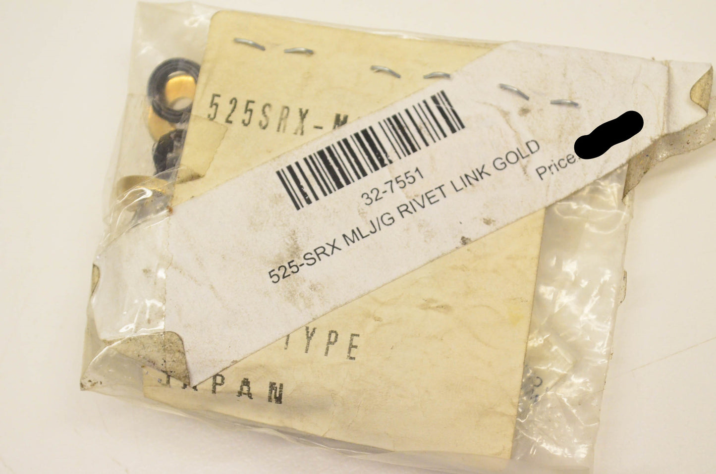 EK Chain 525-SRX MLJ/G 525-SRX MLJ/G Master Link Kit Gold NOS