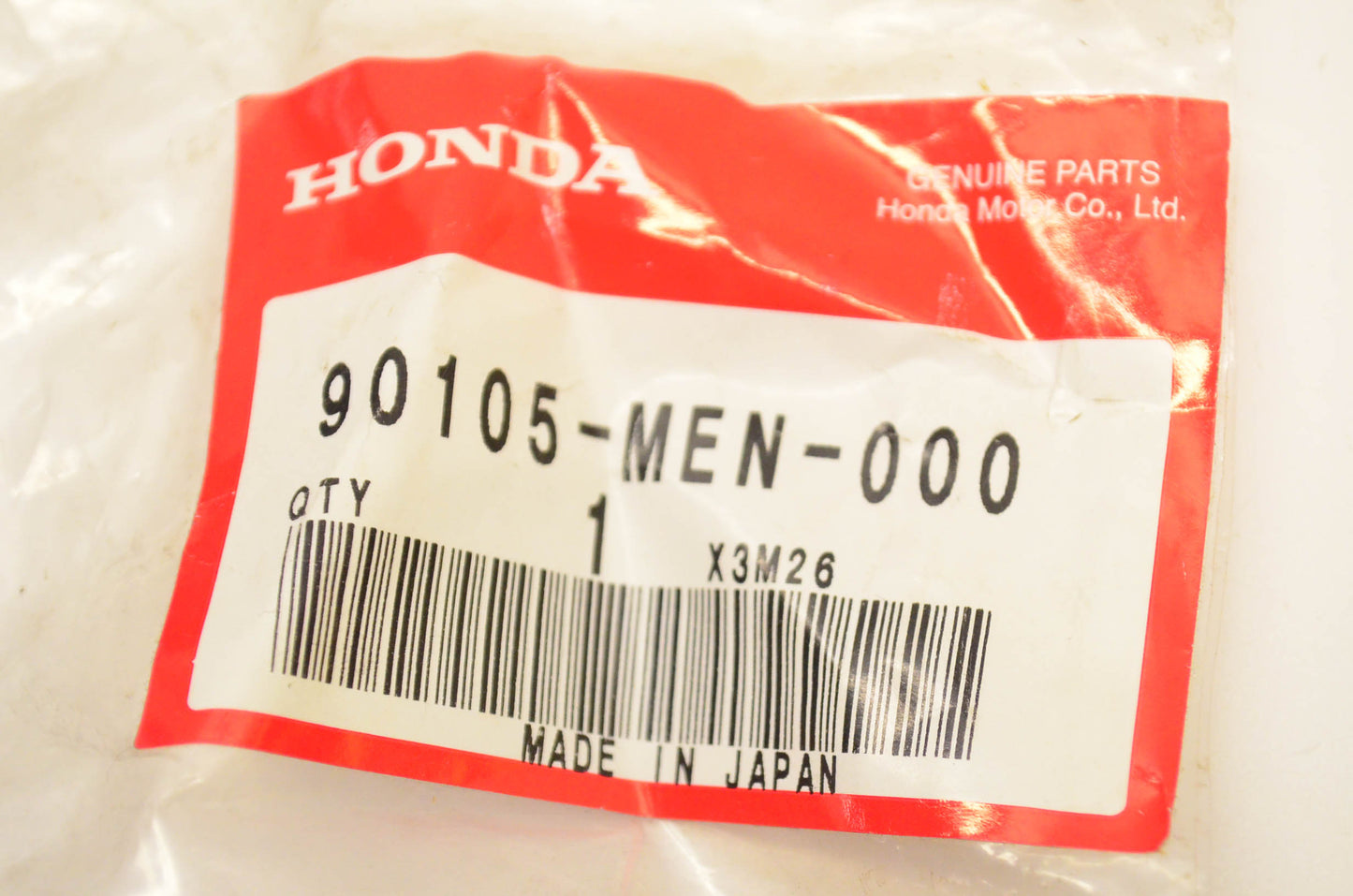 New OEM Honda 90105-MEN-000 Hex Bolt NOS