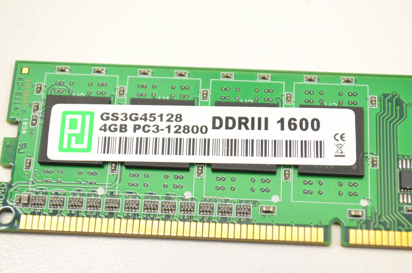 PJ GS3G45128 DDR3 4GB RAM PC3-12800 DIMM