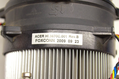 Acer HI.3670C.001 Socket 775 CPU Heatsink Fan and Shroud