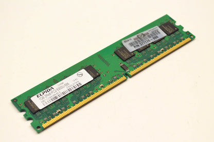 Elpida 377726-888, EBE11UD8AJWA-6E-E 1GB RAM 2Rx8 PC2-5300U 555MHz DDR2 DIMM
