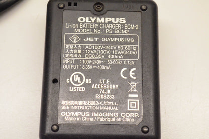 Olympus PS-BCM2, 74JKE208283 Li-ion Battery Charger BCM-2.