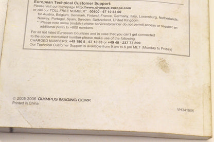 Olympus VH341905 E-500 Digital Advanced Manual
