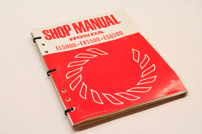 OEM Honda 61ZA000 EL5000, EX5500, ES6500 Shop Manual