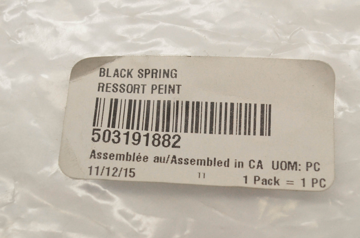 OEM Ski-Doo 503191882 Spring