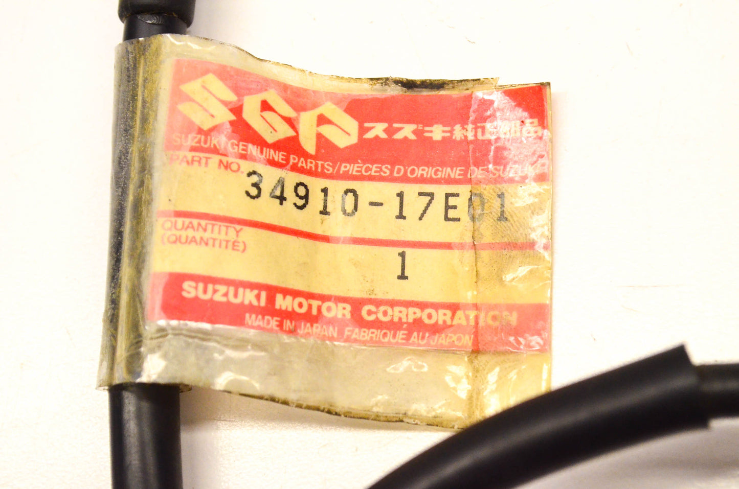New OEM Suzuki 34910-17E01 Speedometer Cable NOS