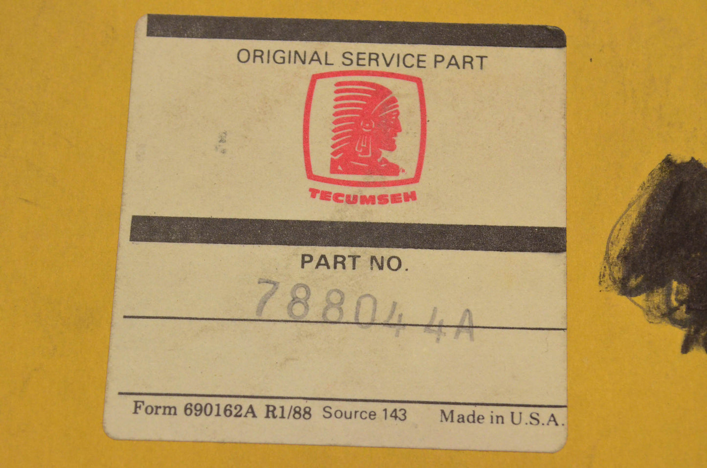 Tecumseh 788044A Gasket NOS